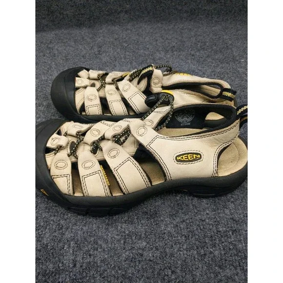 Keen Sandals Size 6 Washable Comfort Hiking Shoes Waterproof Tan/ Black - Picture 5 of 16